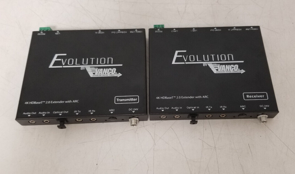 Vanco Evolution 4K 2.0 Extender W/ARC and Digital/Analog Audio EVEXHDARC #J794