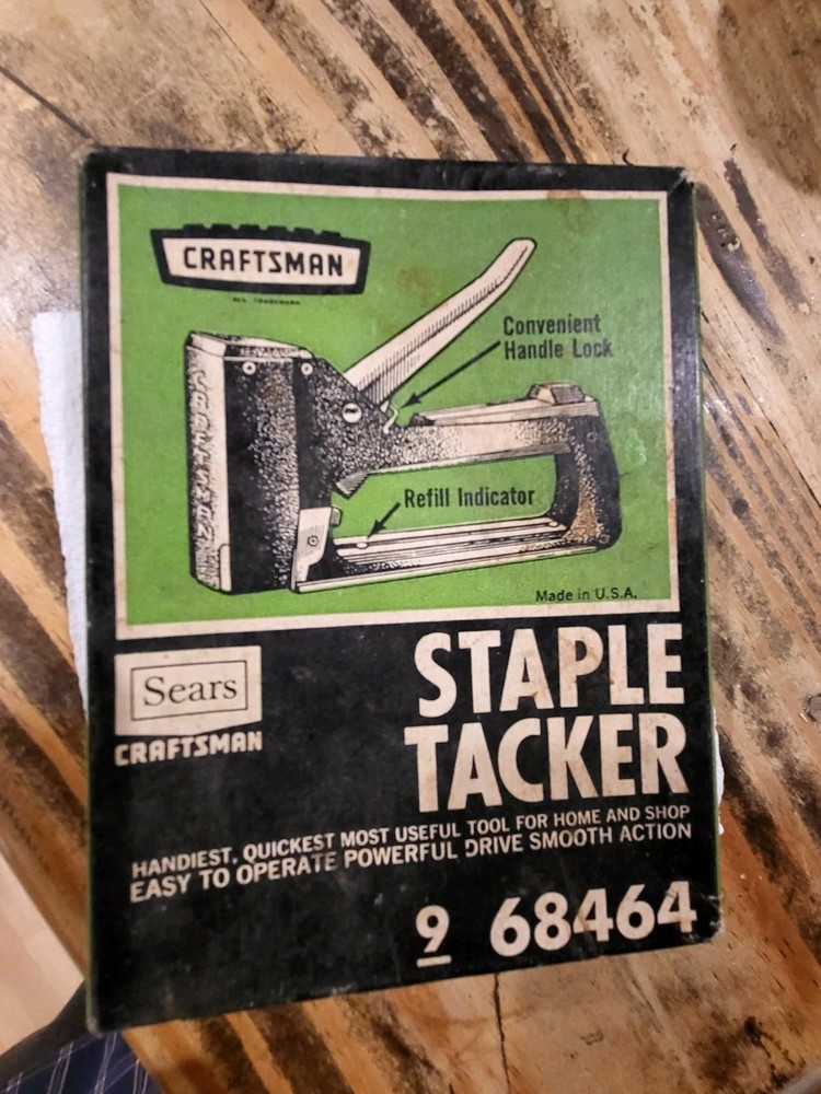 NOS CRAFTSMAN STAPLE TACKER 9-68464
