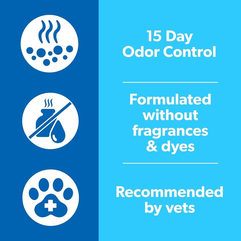 Advanced Simply Unscented Clumping Cat Litter, 37 lbs for Ultimate Odor Control