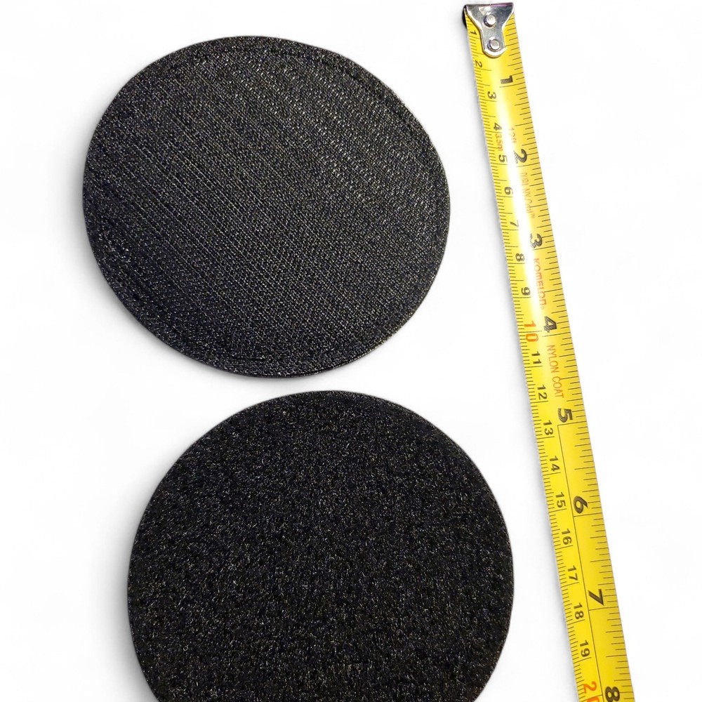 4" Black Echo HAM COMMS OPERATOR Patch Black White Tactical Hook Backed