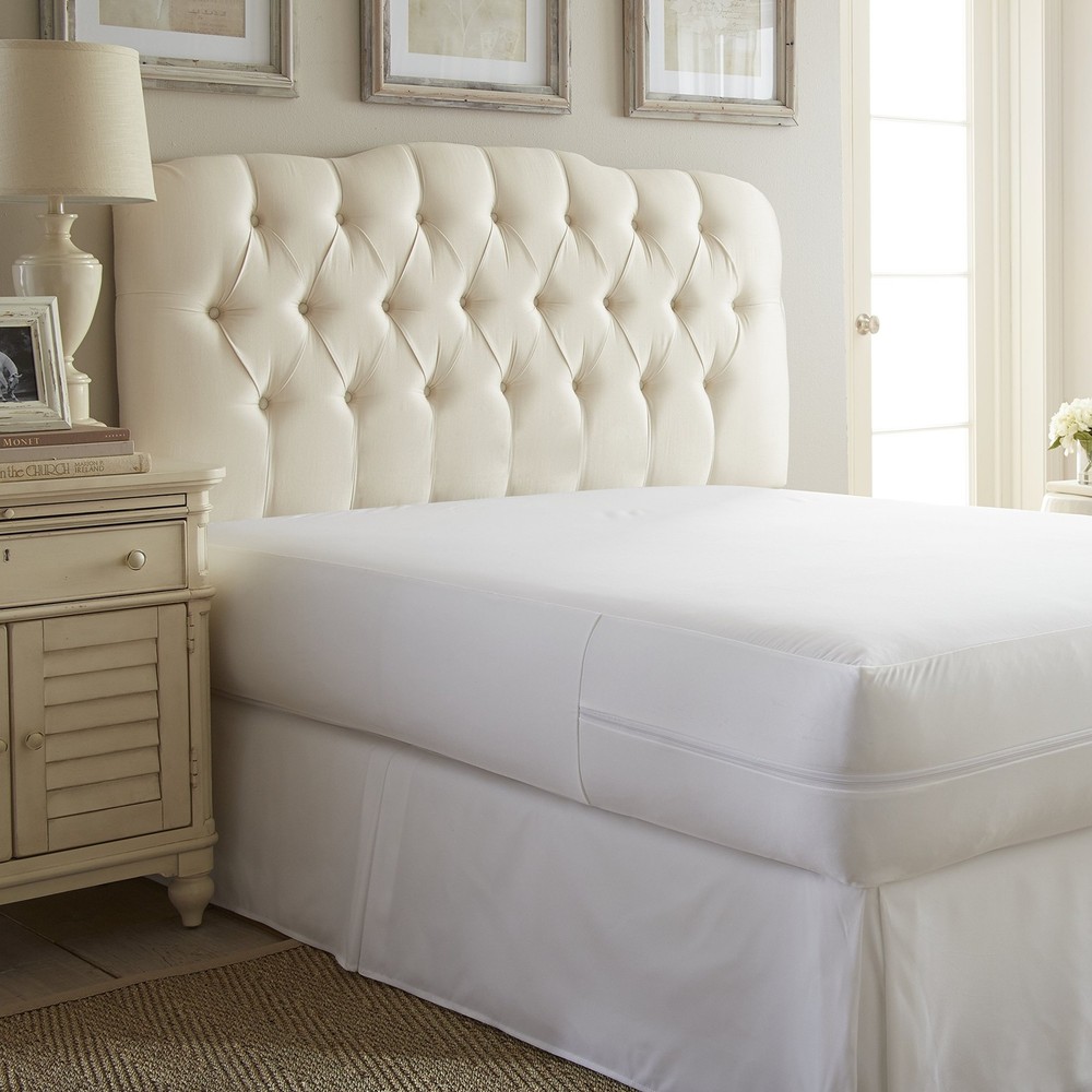 Bed Bug Mattress Protector, Queen, White