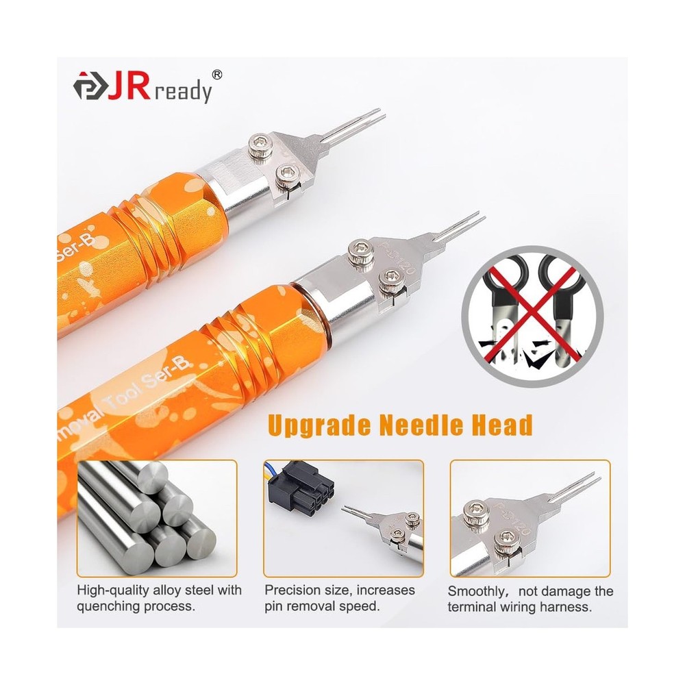 JRready ST5262 2Pcs Molex Micro Fit Extractors Microfit Terminal Release Tool...