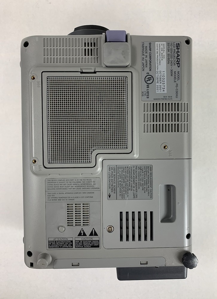 Sharp PG-C30XU LCD Projector 1405 Lamp Hours