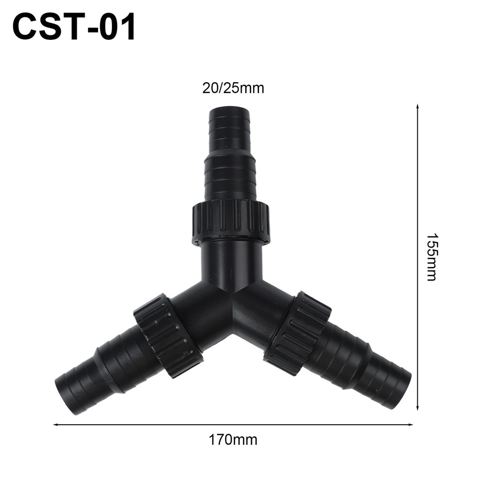 Efficient Pond Pump Splitter Y Connector with Valves for Water Distribution