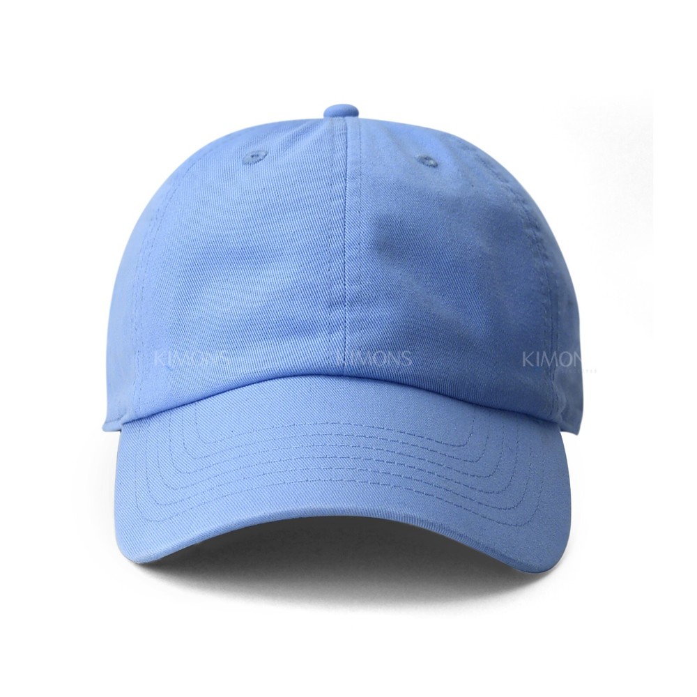 Premium 100% Cotton Baseball Cap Solid Plain Dad Hat Adjustable Mens Womens PC