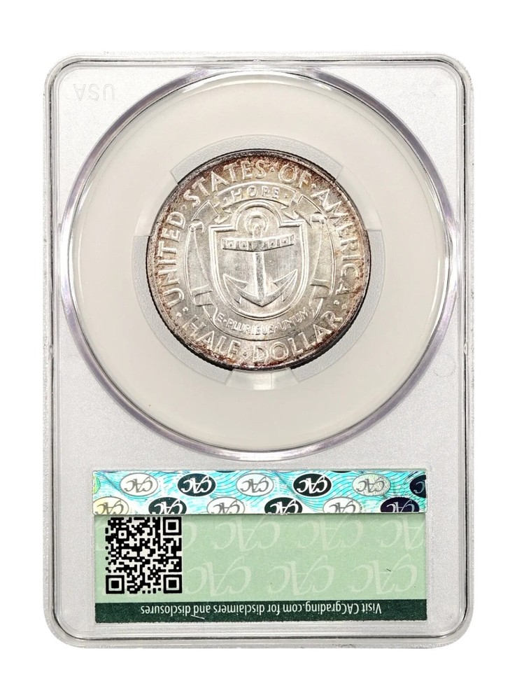 1936-S CACG MS65 Rhode Island Classic Silver Commemorative Half