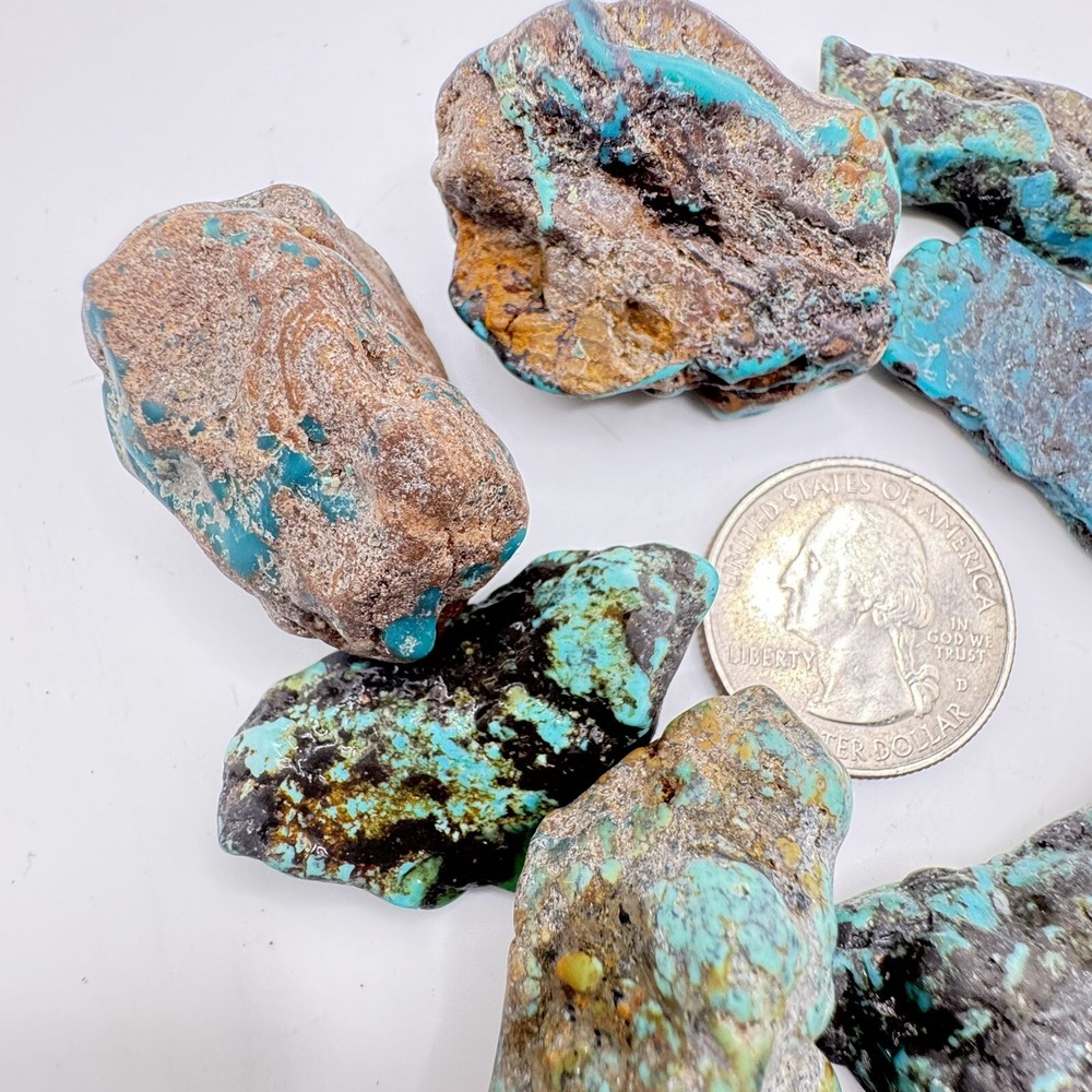 Mixed Stabilized Hubei Turquoise 103 Grams
