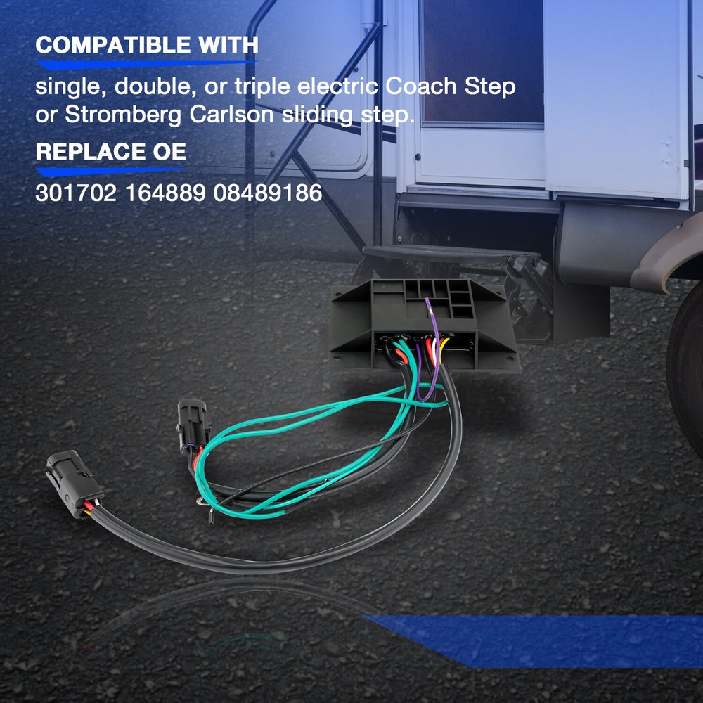 Electric Step Control Module Brain For RV Coach Step Stromberg Carlson 301702