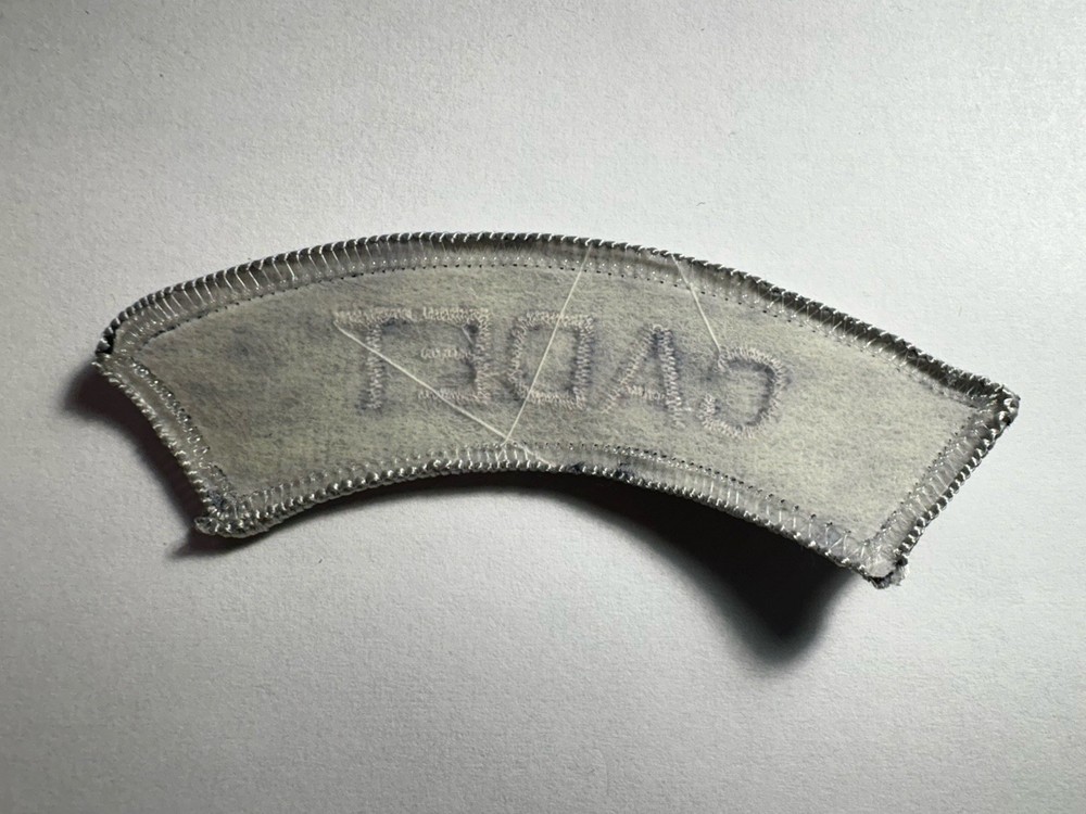 Cadet Rocker Patch