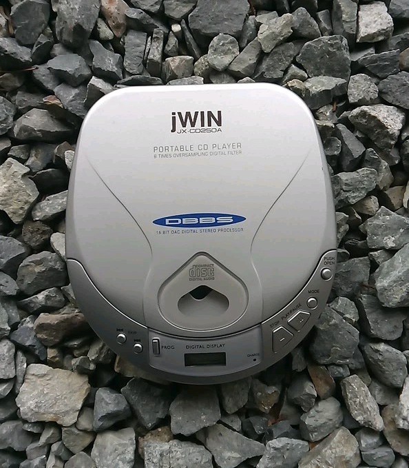 JWIN JX-CD295 PERSONAL CD PLAYER BBS Portable Tested Working