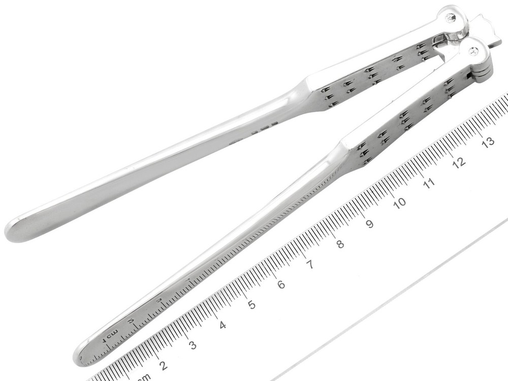 Antique George V Sterling Silver Nutcrackers 1935