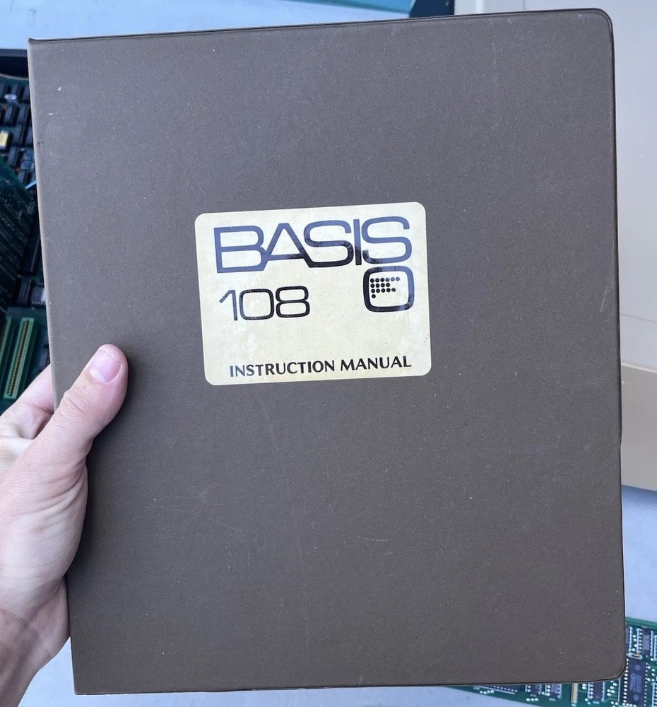 RARE Basis 108 Microcoputer Apple II Clone Computer Manual & 14 Interface Cards