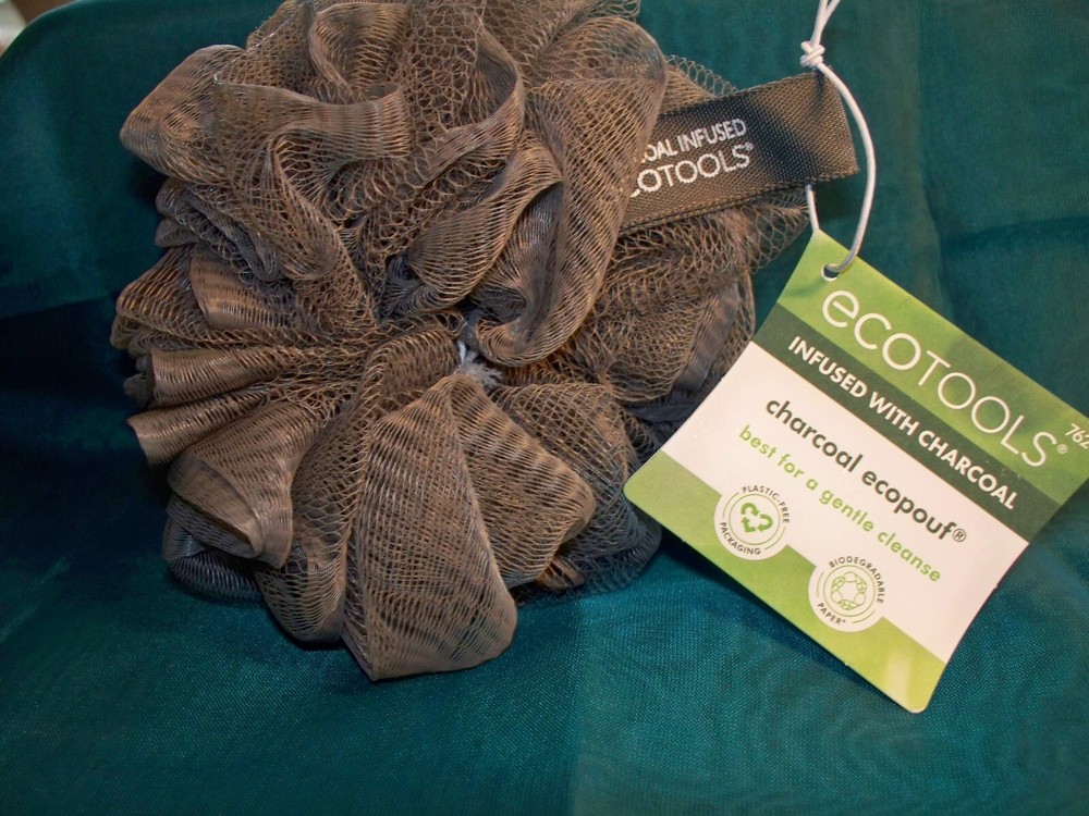 Charcoal EcoPouf Infused With Charcoal