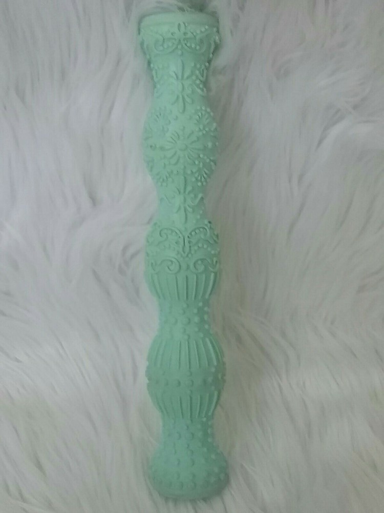 Vintage Textured Pattern Roller Stamp Mint Green