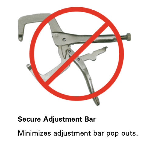 Strong Hand Tools 11 in. Round Tip Locking C Clamp (PR115)