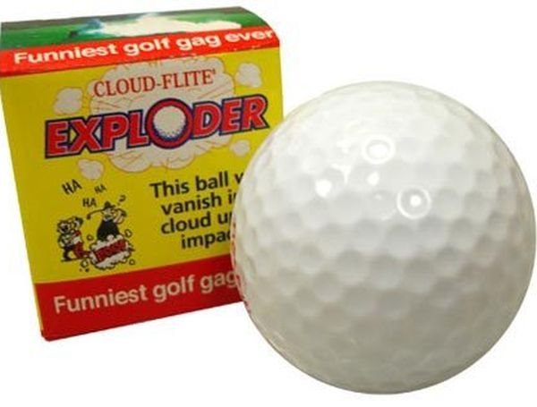 Exploding Golf Ball ~ Explodes into Cloud Smoke ~ Funny Gag Prank Joke Trick