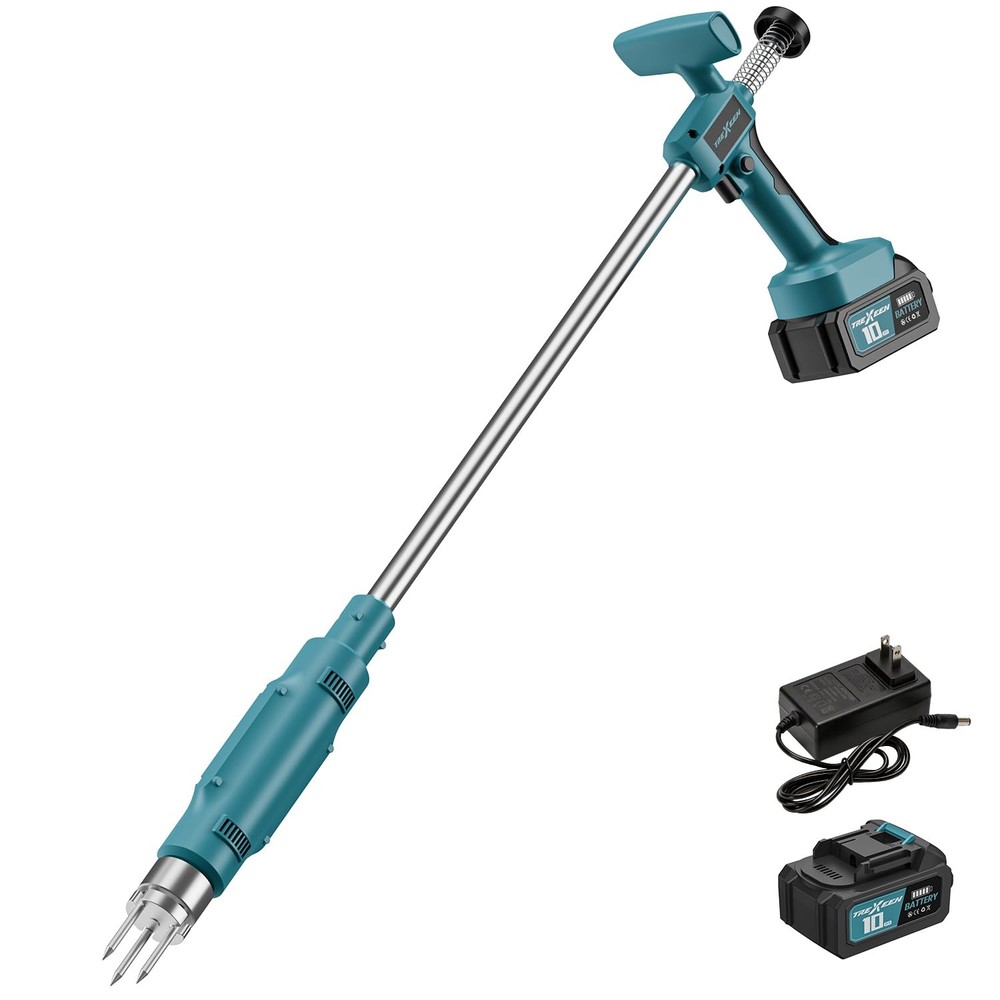 Weed Puller Tool,Electric Stand Up Weed Puller Tool, 21V Battery Powered w/ 1...
