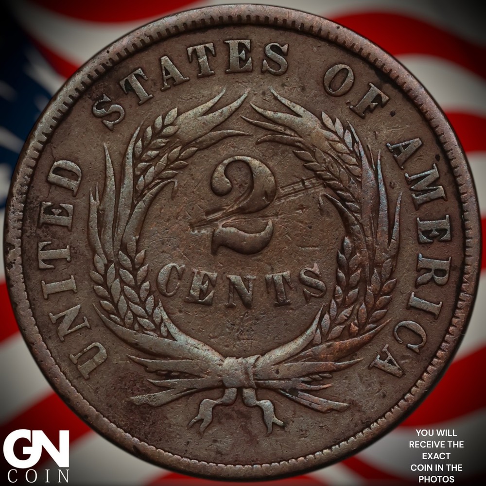 1866 2 Cent Piece A2999