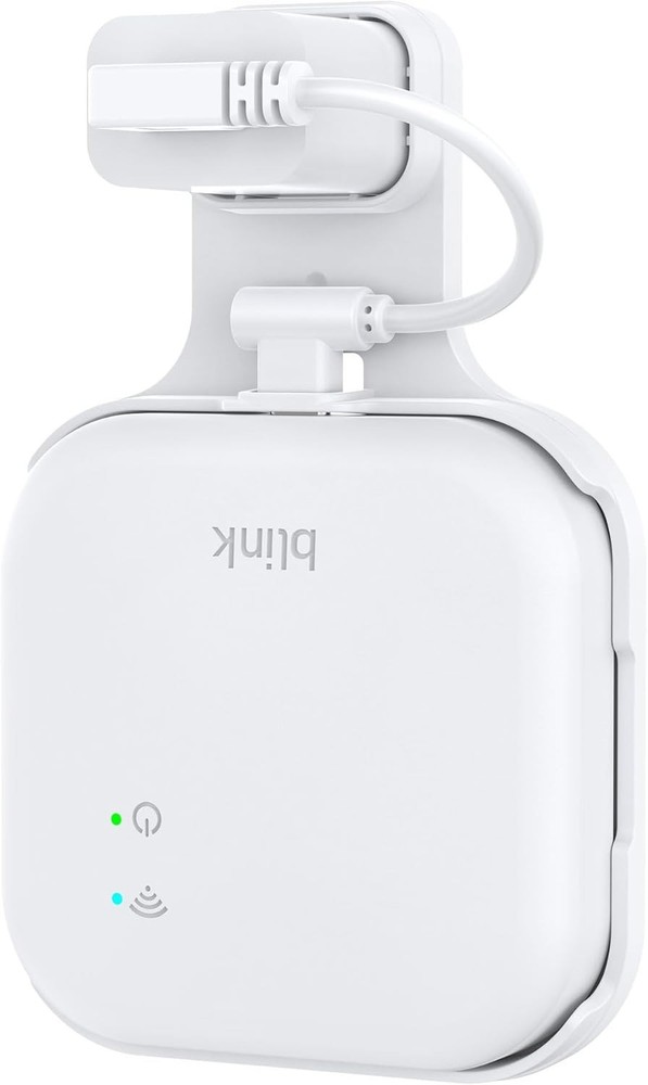 Outlet Wall Mount for Blink Sync Module XR with Short Cable, Space-Saving