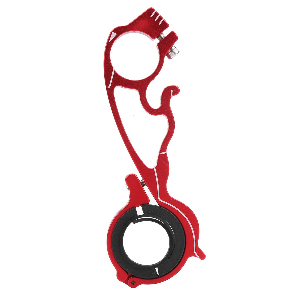 (Red)Bicycle Handlebar Extension Bracket Multifunction 10cm Aluminum Alloy CH