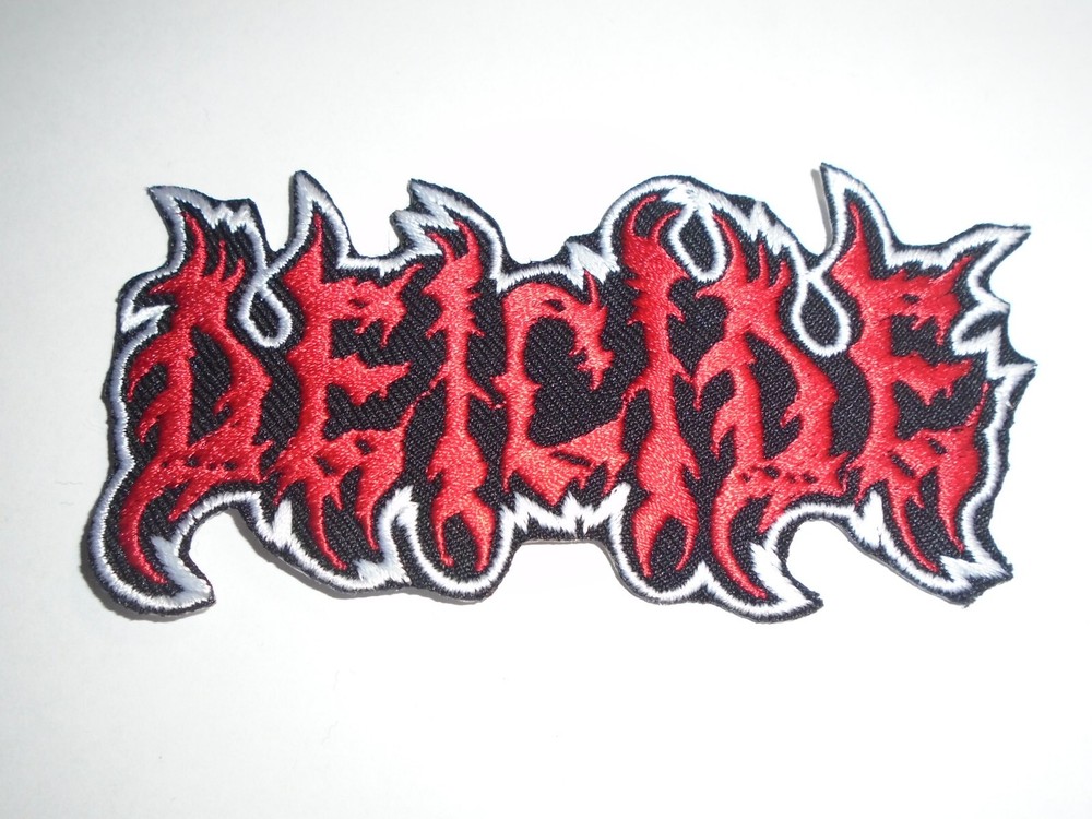 DEICIDE DEATH METAL IRON ON EMBROIDERED PATCH