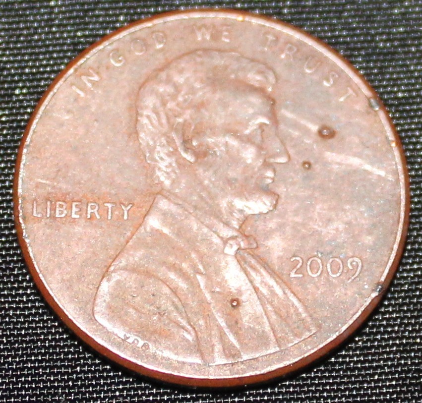 2009 Lincoln Bicentennial Cent Bumps-Rim Error*LOOK*