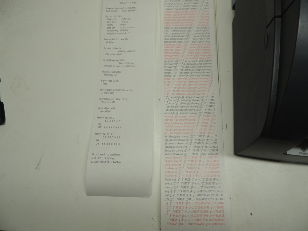 Epson TM-U220B M188B Kitchen Receipt Printer (SERIAL Interface) TESTED