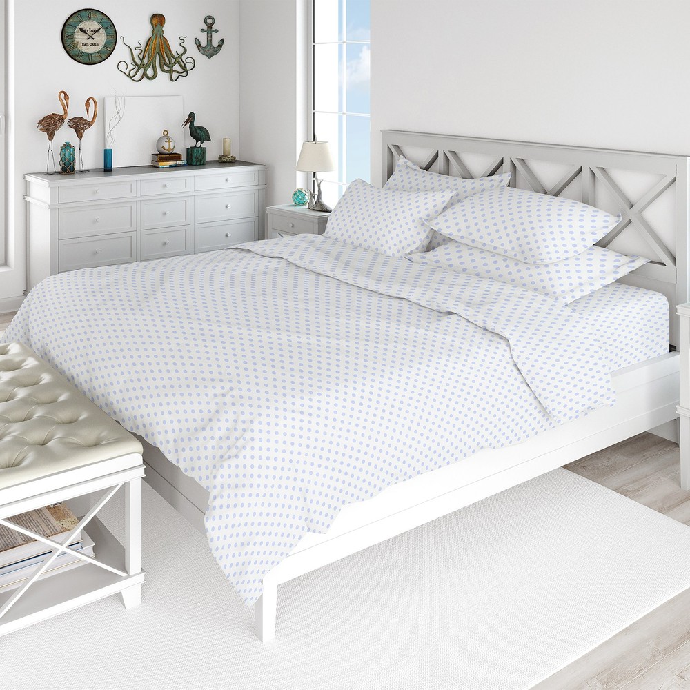 Swiss Collection Sheet Set  Twin Light Blue
