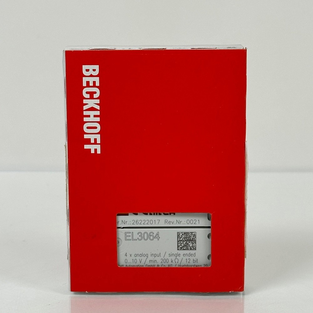 (NEW) Beckhoff EL3064 PLC Module EL3064 In Box (USA Seller)