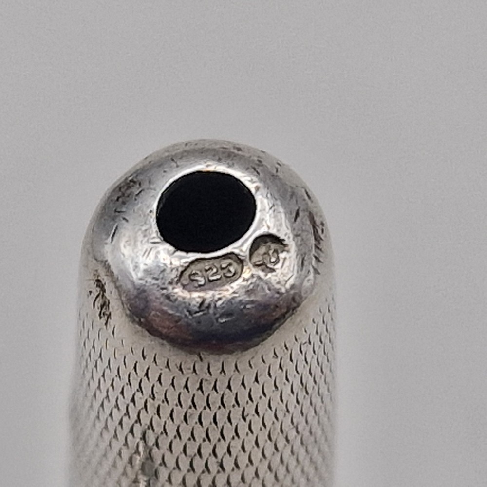 Antique Sterling Silver Cheroot Holder 925 Screw Apart