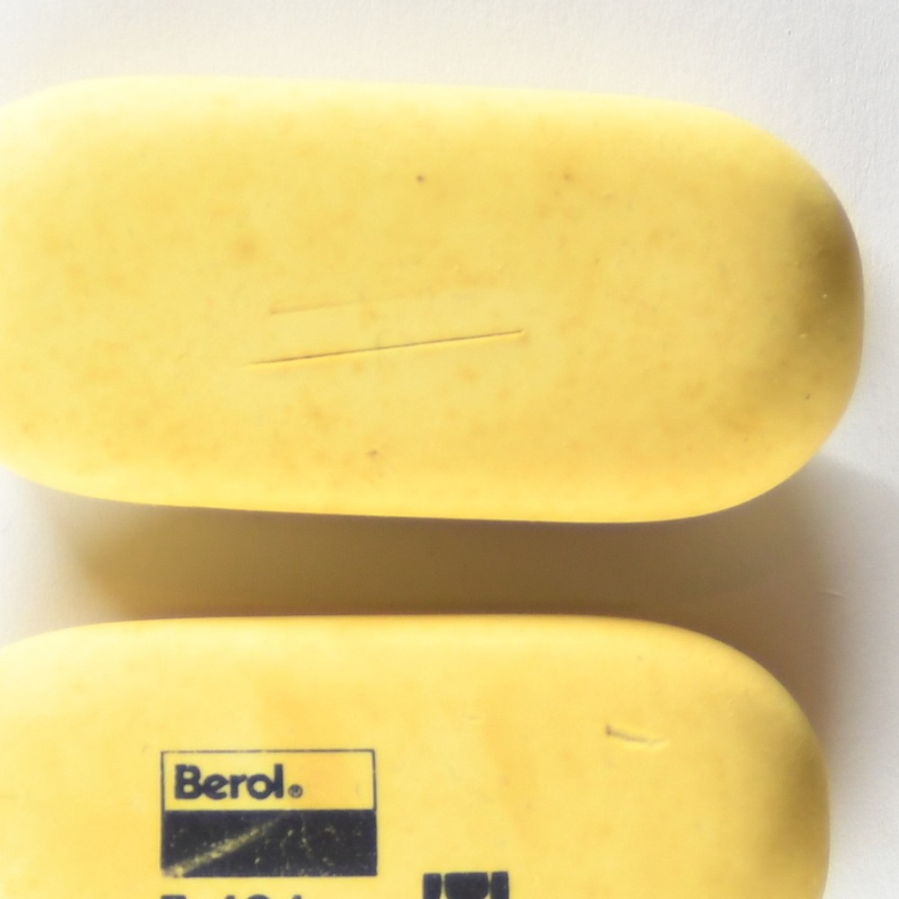 Berol E-401 Pencil Erasers 4pcs READ