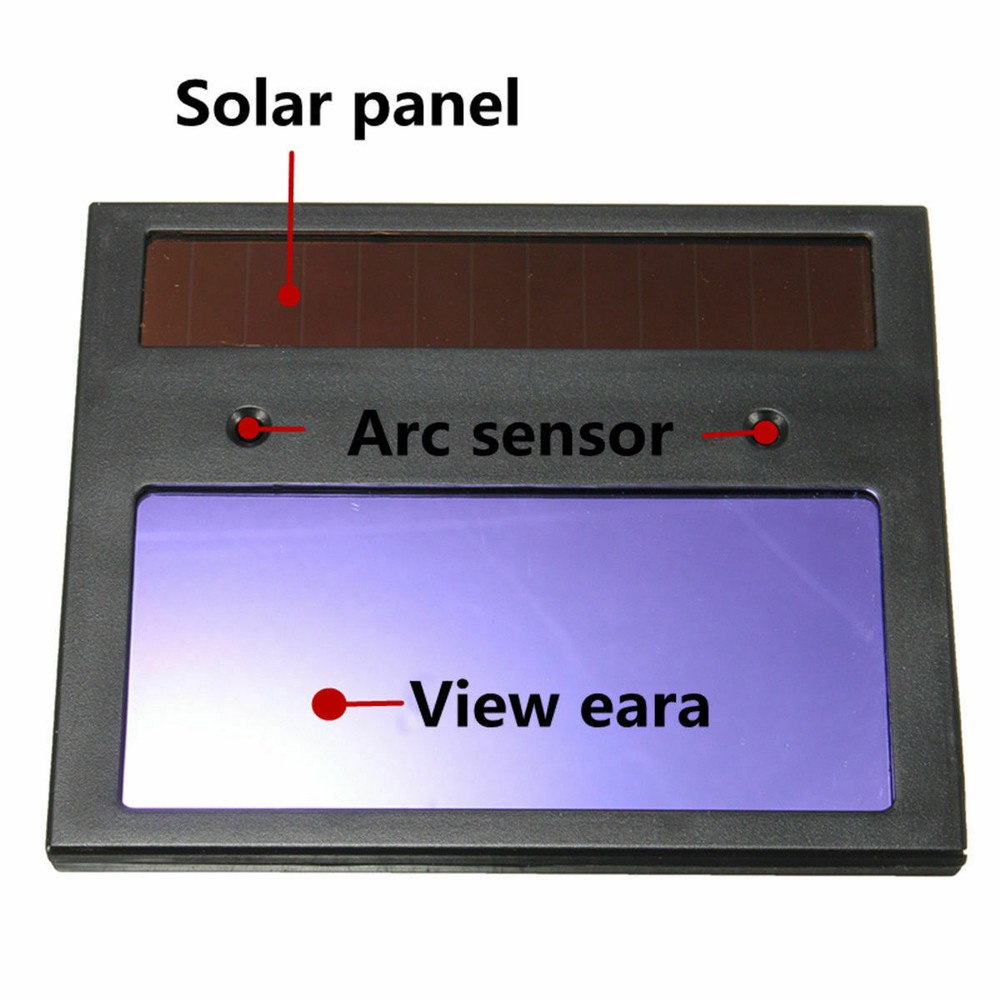 Solar Automatic On/Off Darkening Welding Helmet Len Filter + Protortion Sheet H