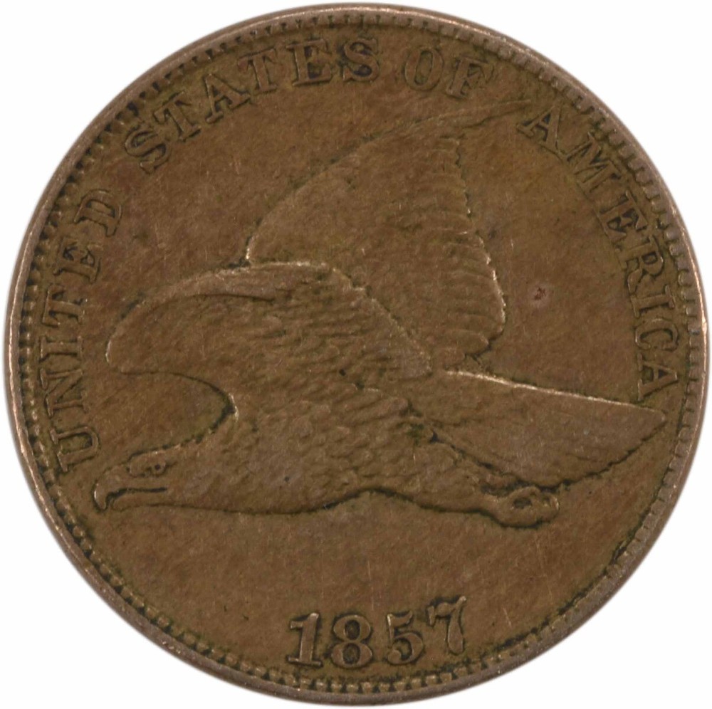 1857 Flying Eagle Cent EF Uncertified #144