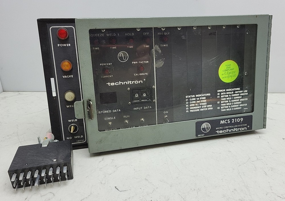 Technitron Mcs 2109 Micro Controlled System For Spot Welder Welding *Used