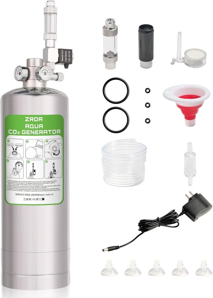 User-Friendly CO2 Generator System with Syringe for Easy Water Injection