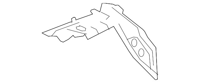 Genuine GM Passenger Side Quarter Inner Panel Extension 22945541