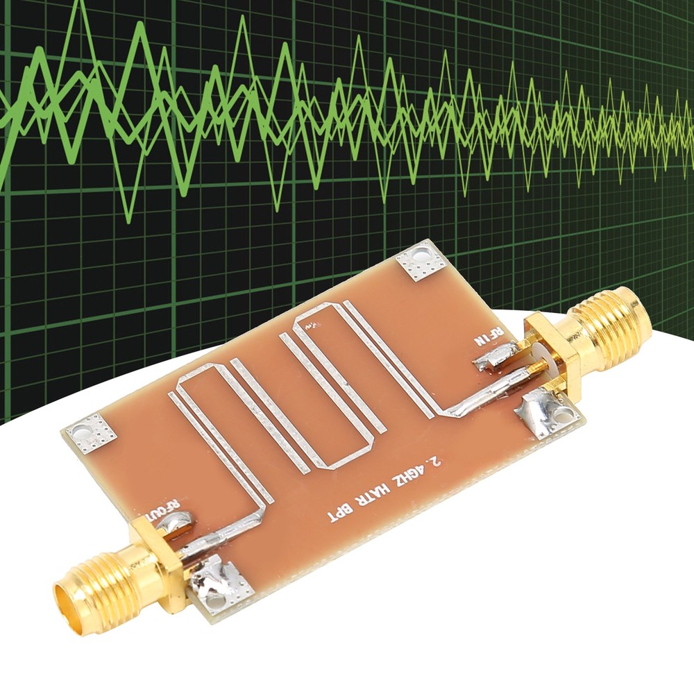 Bandpass Filter Module Microstrip Signal Board 2.4GHz Accessory Electronic Compˇ