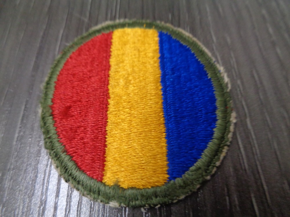 WWII US Army Patch Replacement & School Command Embroidered Badge Original Vtg