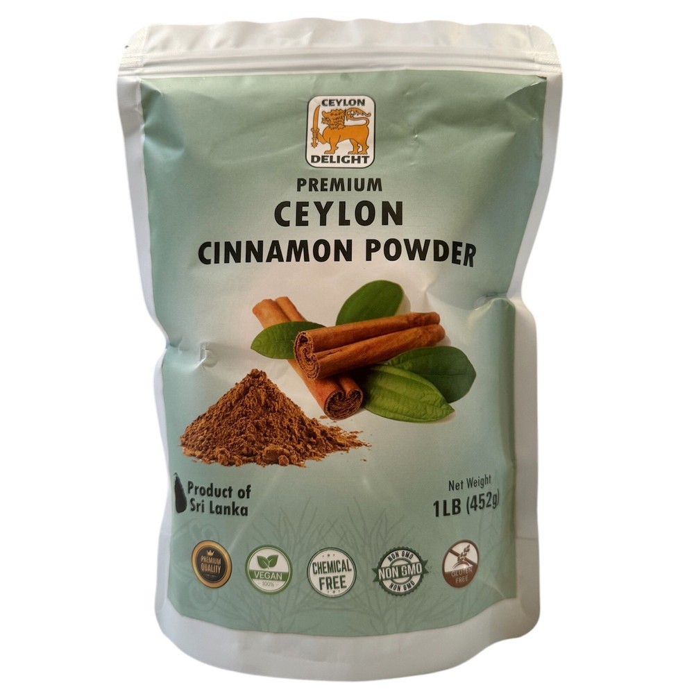 Premium Ceylon Cinnamon Powder, 16 Oz (1 lb)