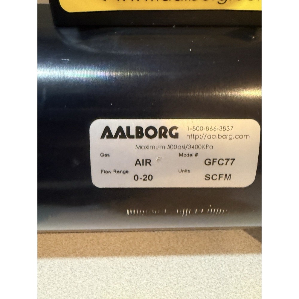 Aalborg GFC77 Air Mass Flow Controller Meter 0-20 SCFM Range
