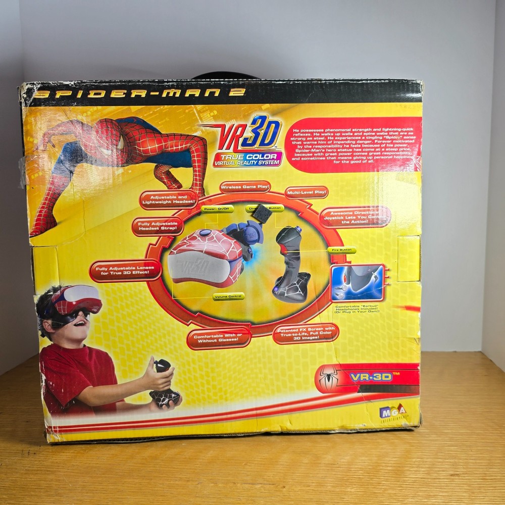 Spider-Man 2 - VR-3D Headset Spider Man Marvel 2004 (Read)