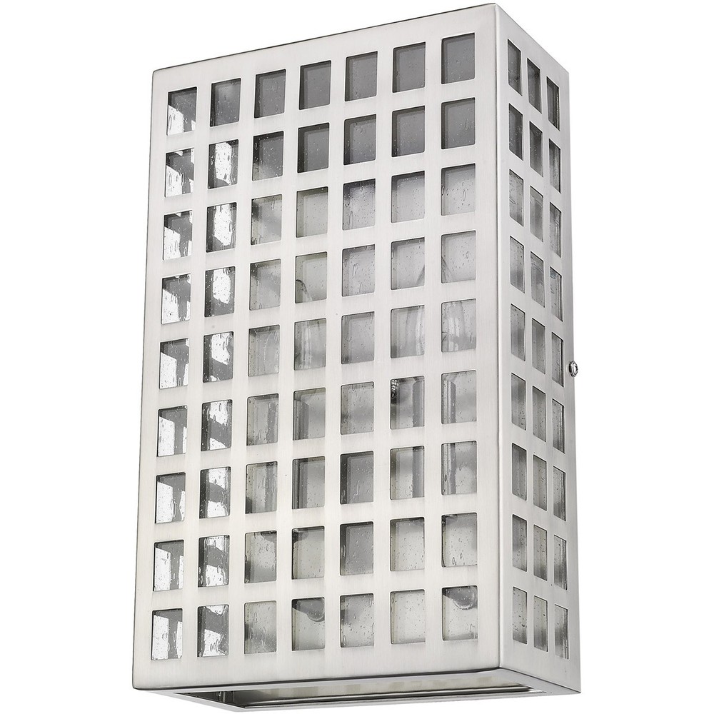 Acclaim Lighting 1814SN Letzel 2 Light 13 inch Satin Nickel Exterior Wall Mount