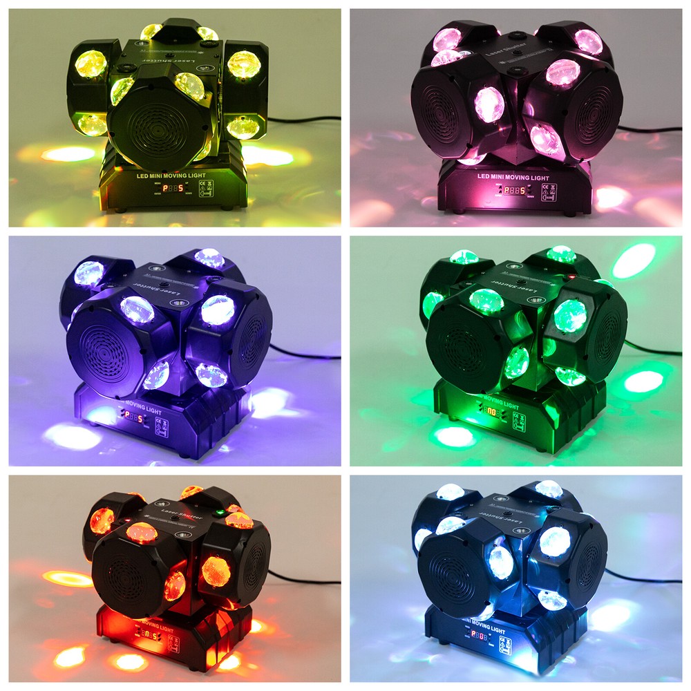 DJ Light Rotating Strobe Light Stage Lighting Effects Party Lamp DMX 512 200W