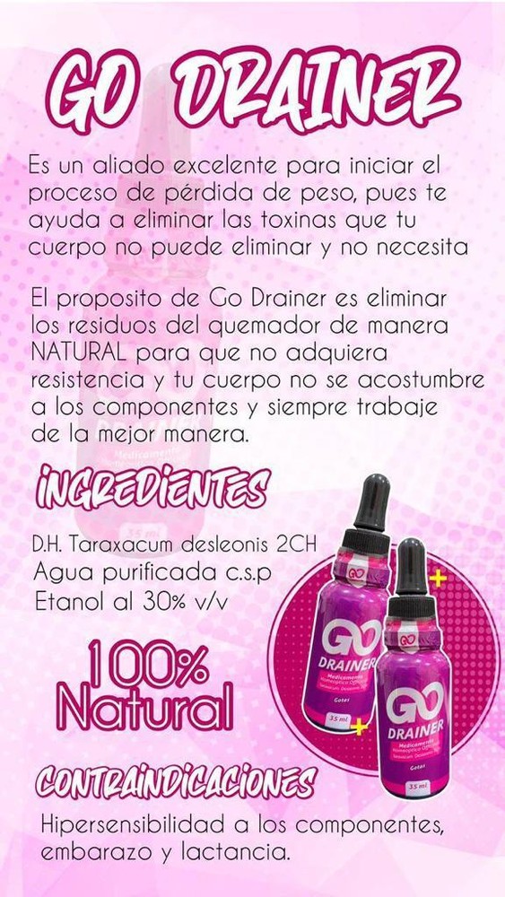 Go Detox fat burner + Go Drainer