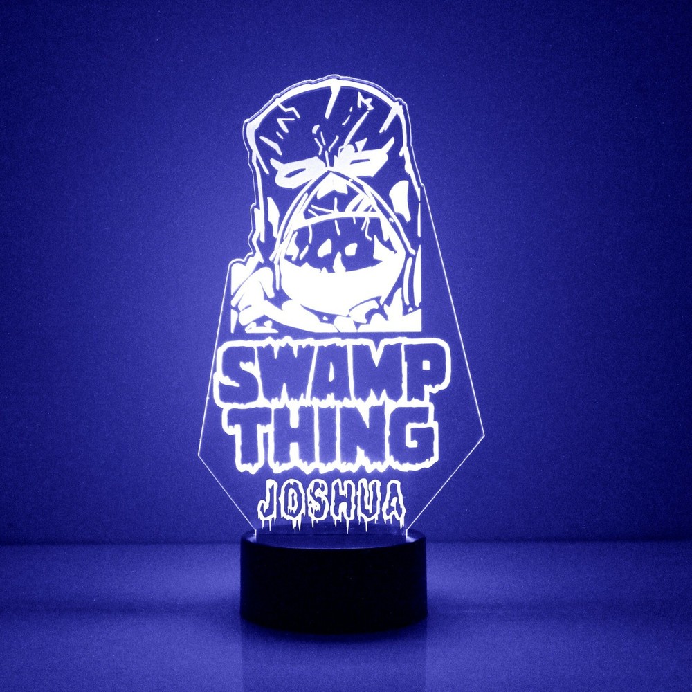 Swamp Thing, LED Night Light, with Remote Control, Engraved Light Up,