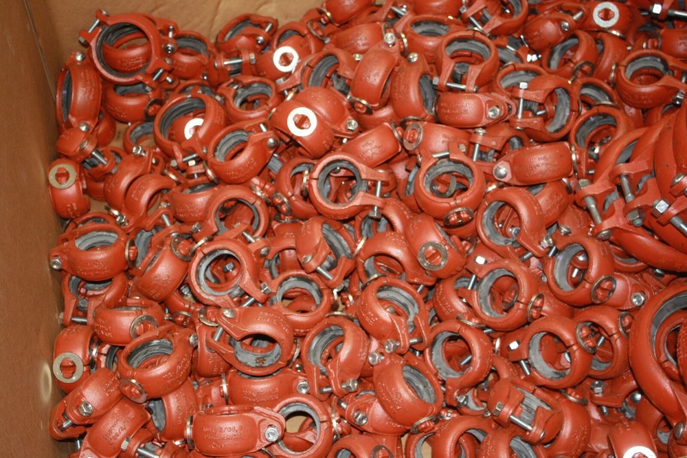 4 pieces 2" Victaulic Fire Lock EZ coupling Grooved pipe fitting Clamp