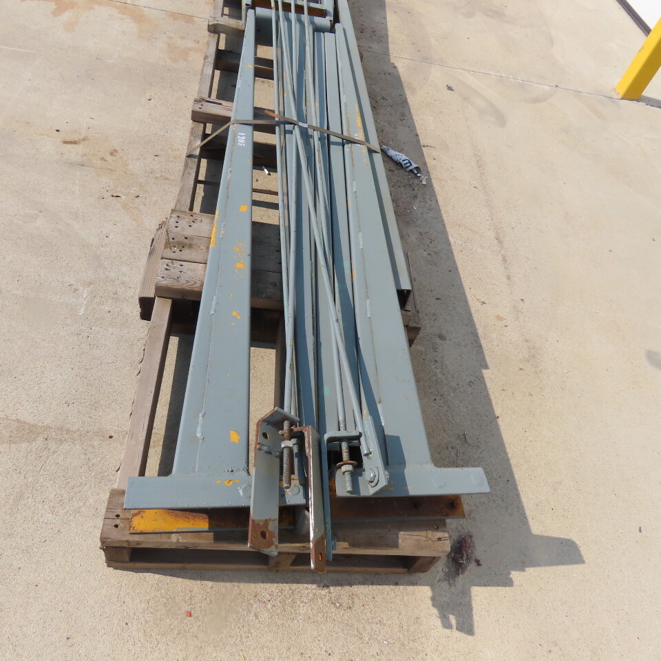 12' Tall Single Sided Cantilever Storage Rack 48" Deep 6' W In-between Arms