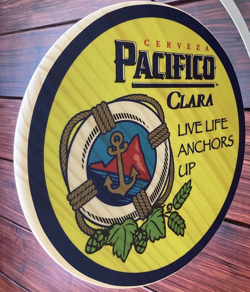 Pacifico Clara Double Sided Pub Sign