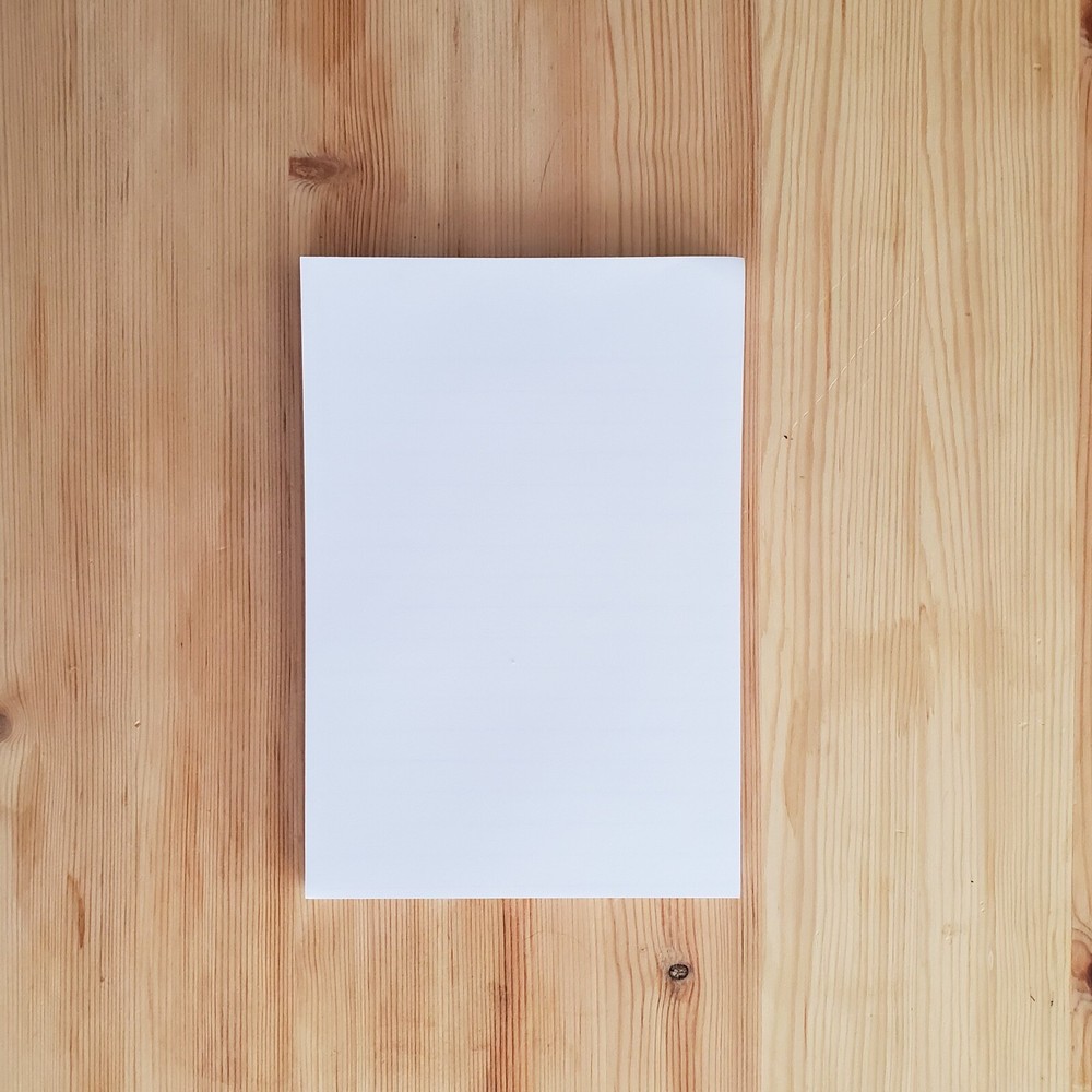 5 x 7 Blank Notepads - 60# opaque paper - 60 sheets per pad (5 pack)