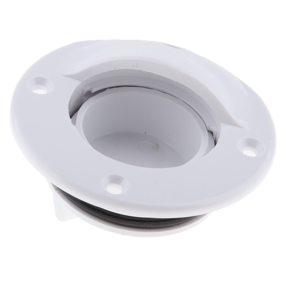 Self Drain Transom Scupper Valve with Gasket Seal